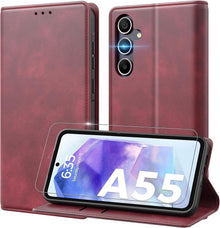 Handyhülle für Samsung Galaxy A55 5G mit RFID-Schutz und Standfunktion