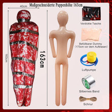 Halloween Deko Aufblasbare Leiche Garten Requisiten 2024 Rot