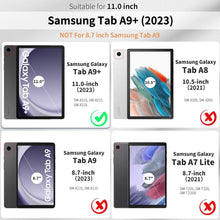 Samsung Galaxy Tab A9+ Plus 11 Zoll 2023 Hülle Schutzhülle