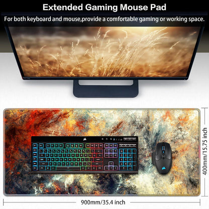 Gaming Mauspad XXL Wasserdicht Anti-Rutsch 900x400mm