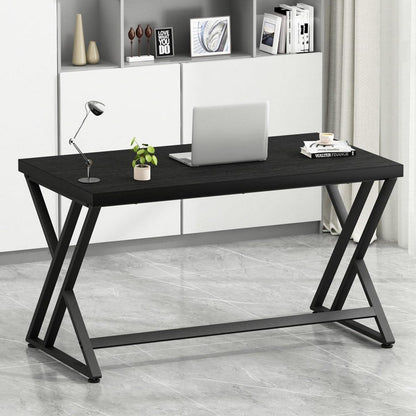 Modernes Schreibtisch Set aus Holz & Metall 120x60 cm