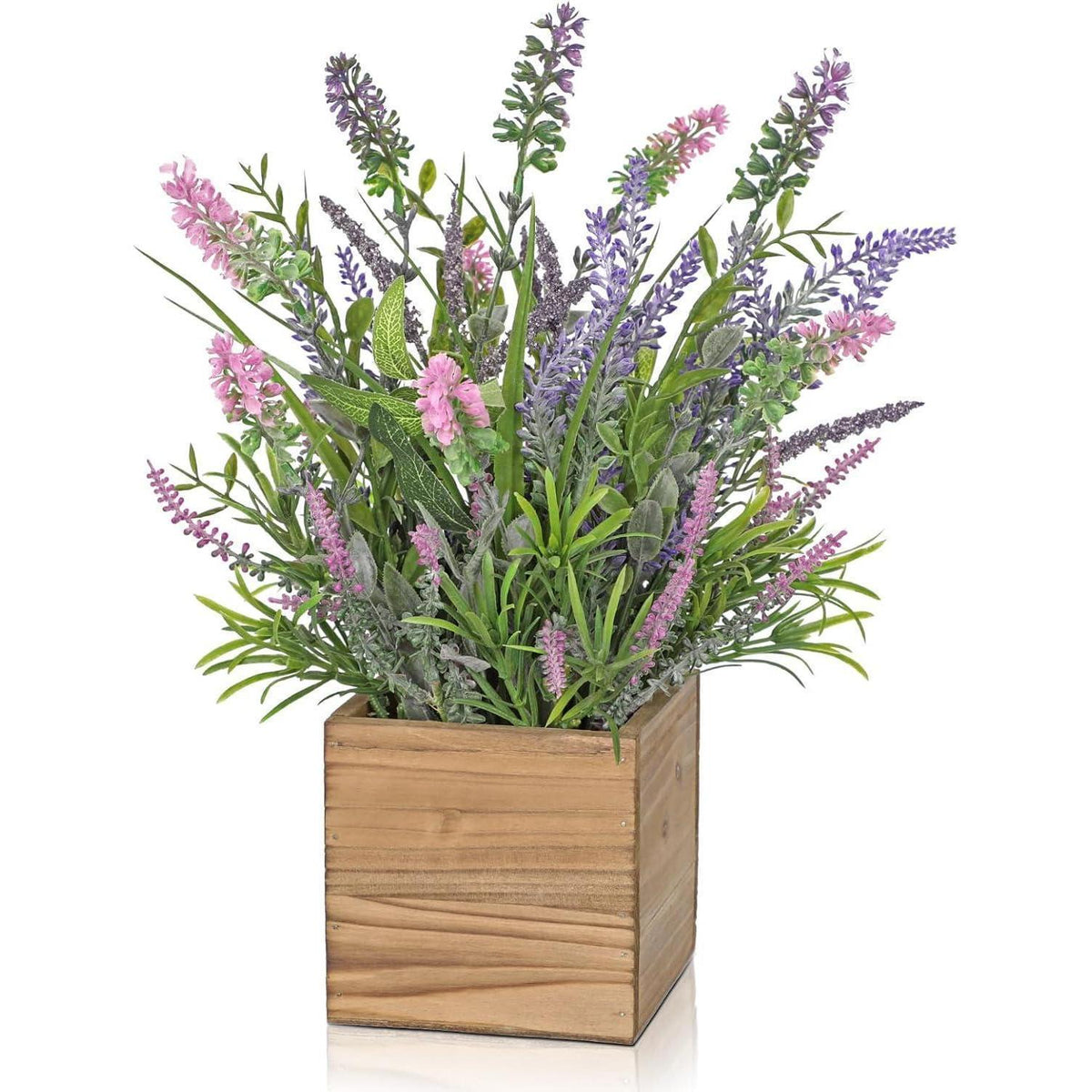 Künstlicher Lavendel im Topf, Shabby-Stil