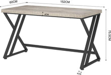 Industrie-Stil Schreibtisch Computertisch 152x60x75.5cm