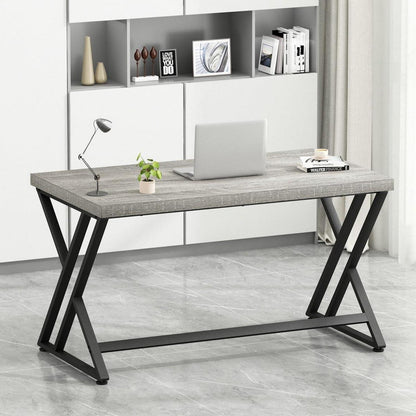 Mudmasa Industrie Design Schreibtisch 140x60x75.5 cm Schwarz