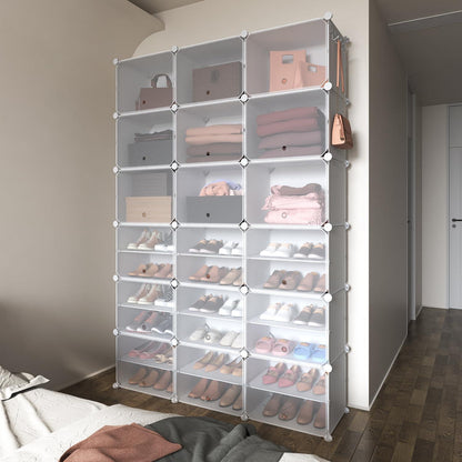 Vicye Schuhregal 12 Ebenen Schrank Hoch 72 Paar Schuhe