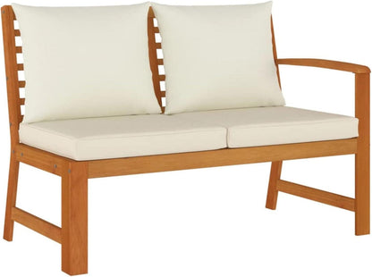 Gartenlounge Set Holz Ecklounge Sitzgruppe L-Form Outdoor Loungemöbel