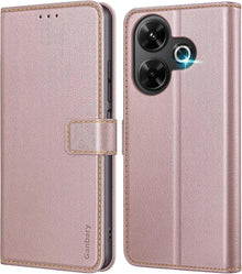 Handyhülle Xiaomi Redmi 13 4G Premium Leder Roségold