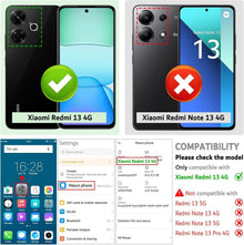 Xiaomi Redmi 13 4G/Poco M6 4G Hülle, Premium Leder