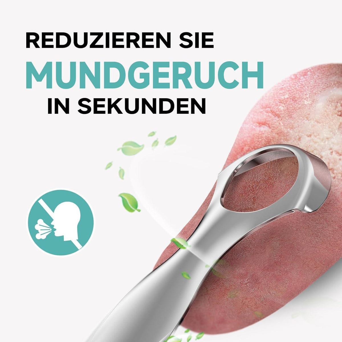 Zungenreiniger für Erwachsene | Edelstahl Zungenschaber