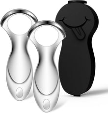 Zungenschaber mit Reiseetui aus Metall Tongue Scraper Cleaner