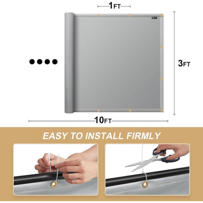 Hitzeschild für Wand hinter Grill 3x90cm Grau