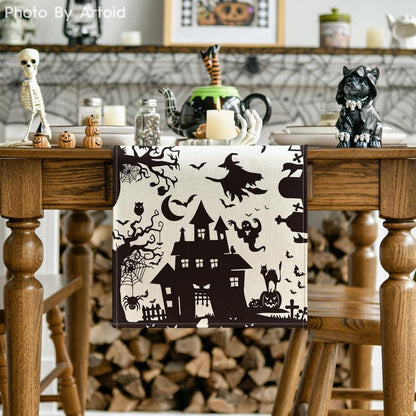 Halloween Tischläufer Spooky Witch Party Dekor 40x140 cm