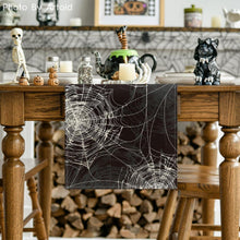 Artoid Mode Schwarz Spinnennetz Halloween Tischläufer 40x180
