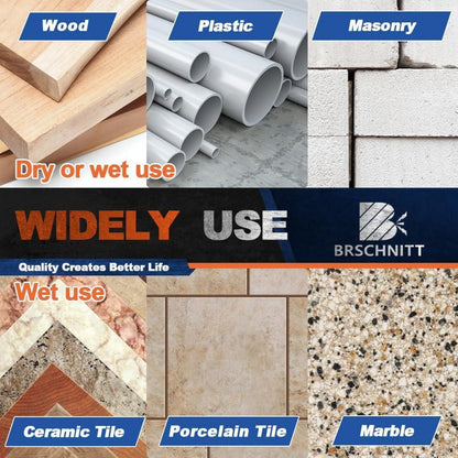 Exzenterbohrer 10tlg. 6mm schräg für Fliesen, Glas, Beton