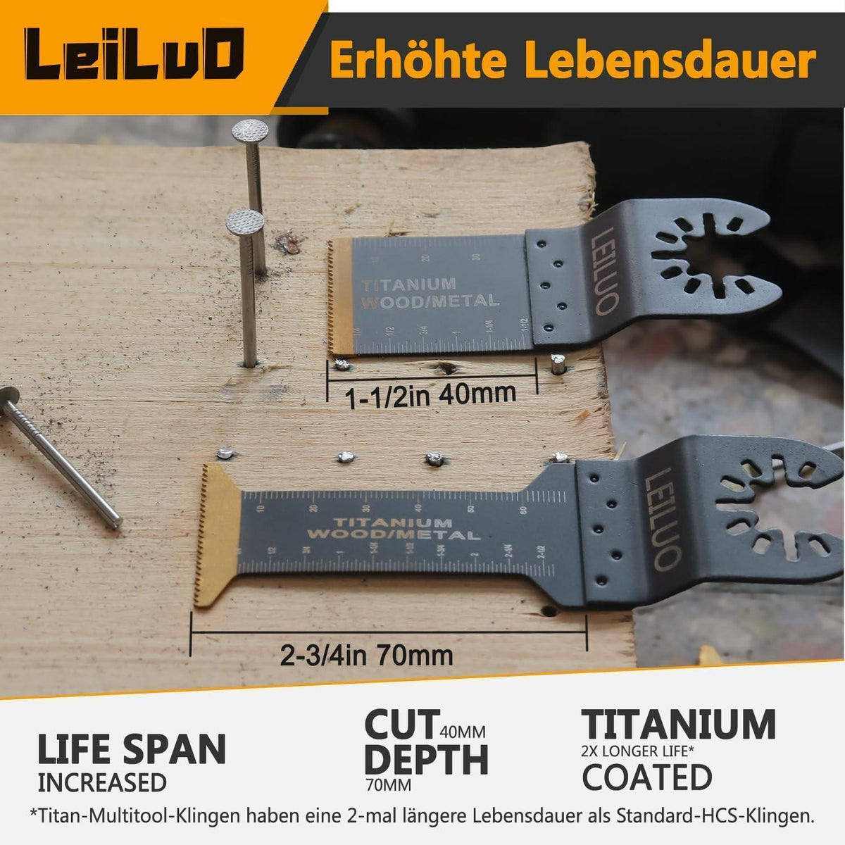 Oszillierzubehör 32tlg. für Holz, Trockenbau & mehr mit Tasche