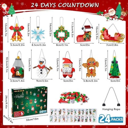 24er Pack Weihnachtsbaum Dekor Baukasten - Kinder