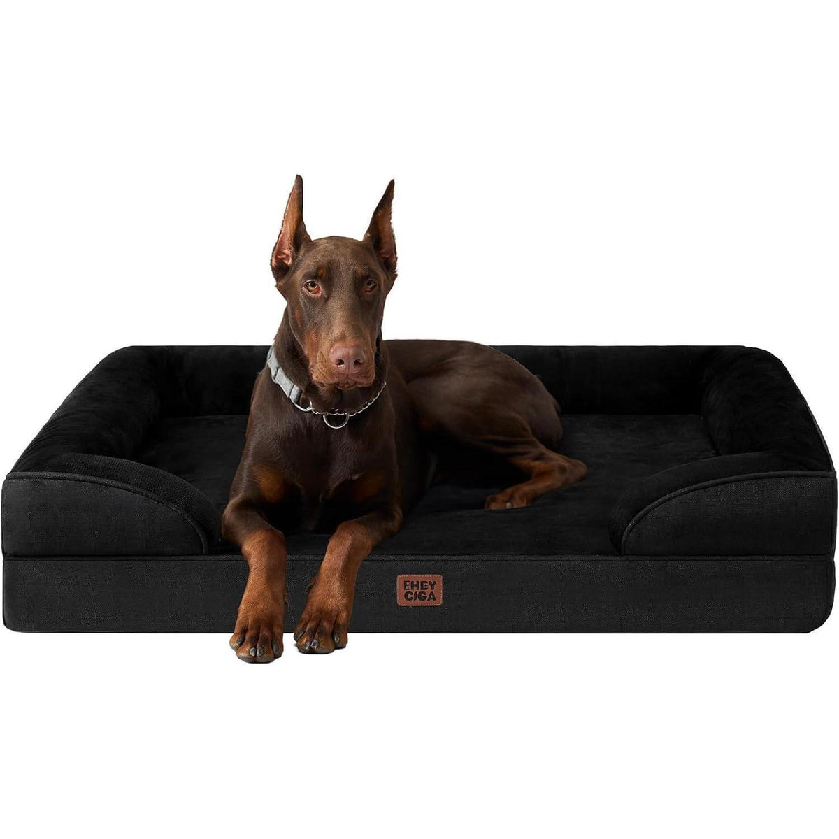 Orthopädisches Hundebett XXL mit Memory Foam, waschbar, wasserdicht