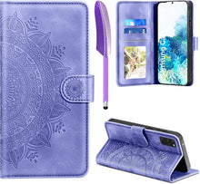 Samsung Galaxy S20 Lederhülle Flip Wallet Case mit Kartenfach & Magnet