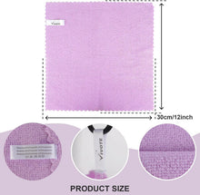 Mikrofaser Reinigungstücher 30x30cm 7er Set Regenbogenfarben