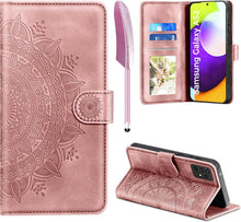 Handyhülle Samsung Galaxy A52 Flip PU Leder Rosa