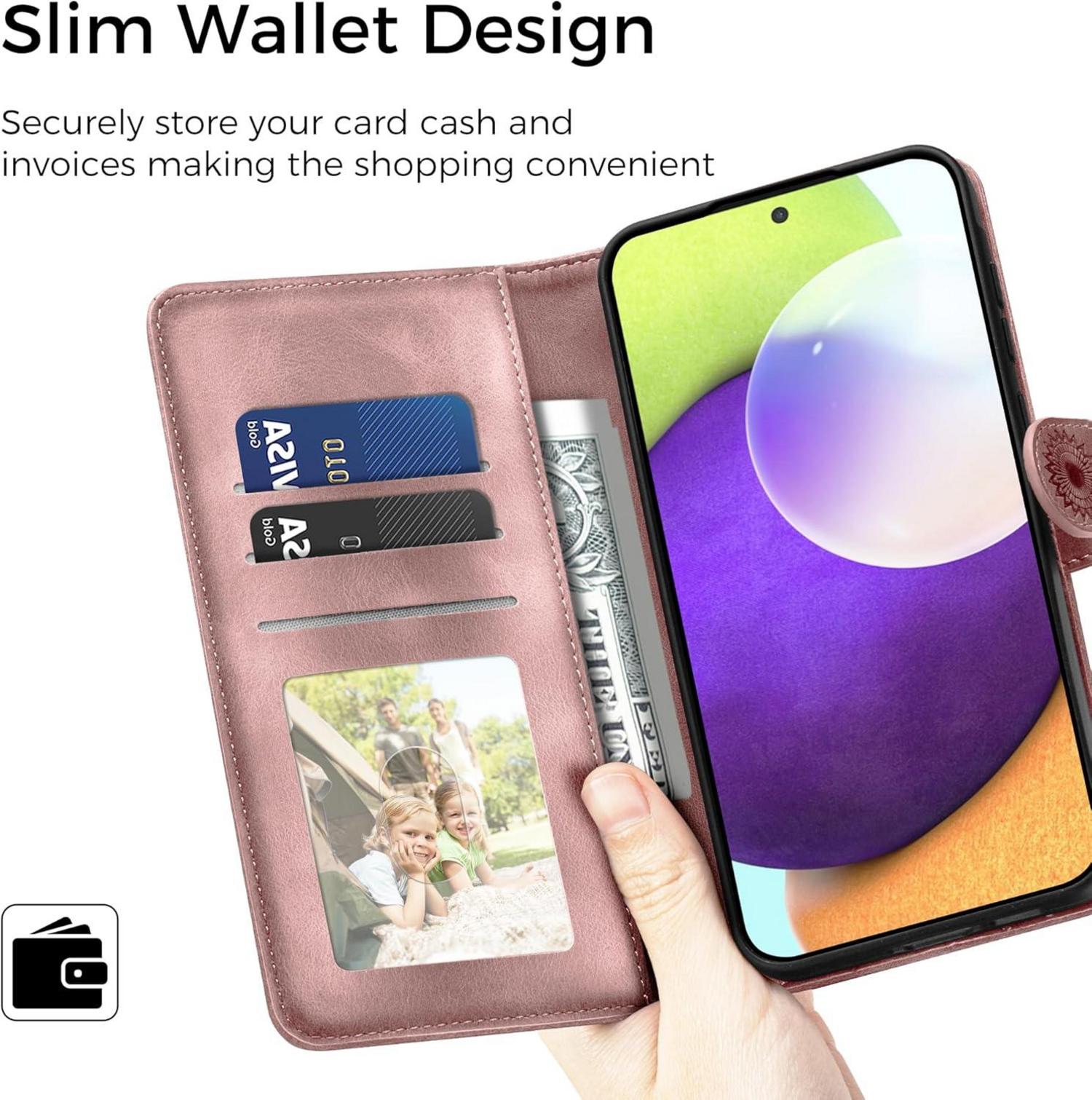 Samsung Galaxy A52S 5G Handyhülle Leder Flip Wallet