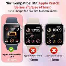 Schutzfolie für Apple Watch Series 9/8/7 41mm Panzerglas