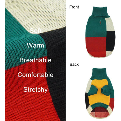 Vintage Hundepullover Grün – Warm & Bequem für Kleine Hunde