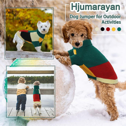 Vintage Hundepullover Grün – Warm & Bequem für Kleine Hunde