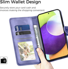 Samsung Galaxy A52S 5G Handyhülle Leder Flip Schutzhülle
