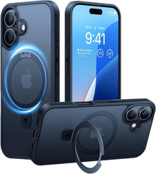 iPhone 16 Plus Hülle MagSafe Ostand Militärischer Schutz