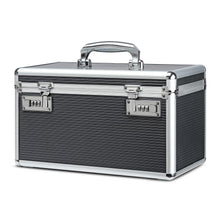 Medikamentenkoffer mit Schloss & Tablettenbox Grau Large
