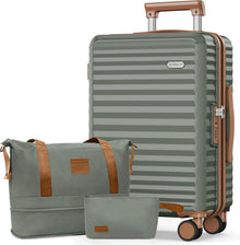 Leichter Hartschalenkoffer Groß Polycarbonat Erweiterbar XL-Set