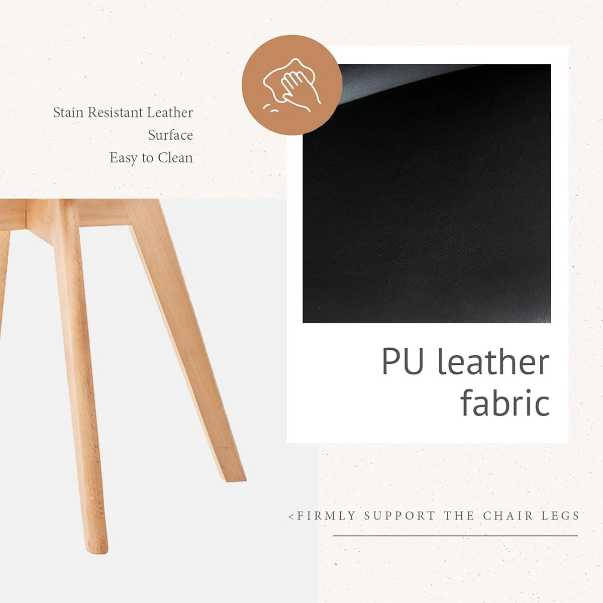 6 Esszimmerstühle Nordic Design, Bugholzbeine Schwarz