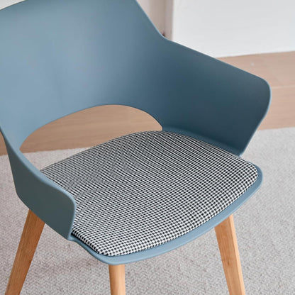 Moderne Esszimmerstühle 4er-Set, Nordischer Stil Weiß Rosa Grün Blau