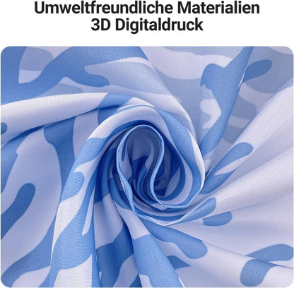 Duschvorhang Unterwasseralgen 120x200cm Antischimmel Textil mit