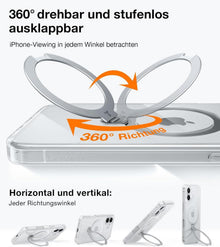 TORRAS 360° Ostand Spin iPhone 16 Hülle Magsafe