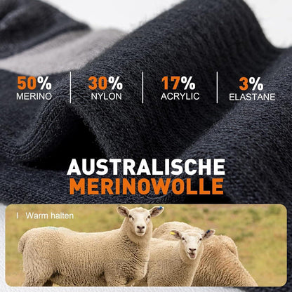 Merino Wandersocken 3er-Pack – Warm & Atmungsaktiv für Herren & Damen
