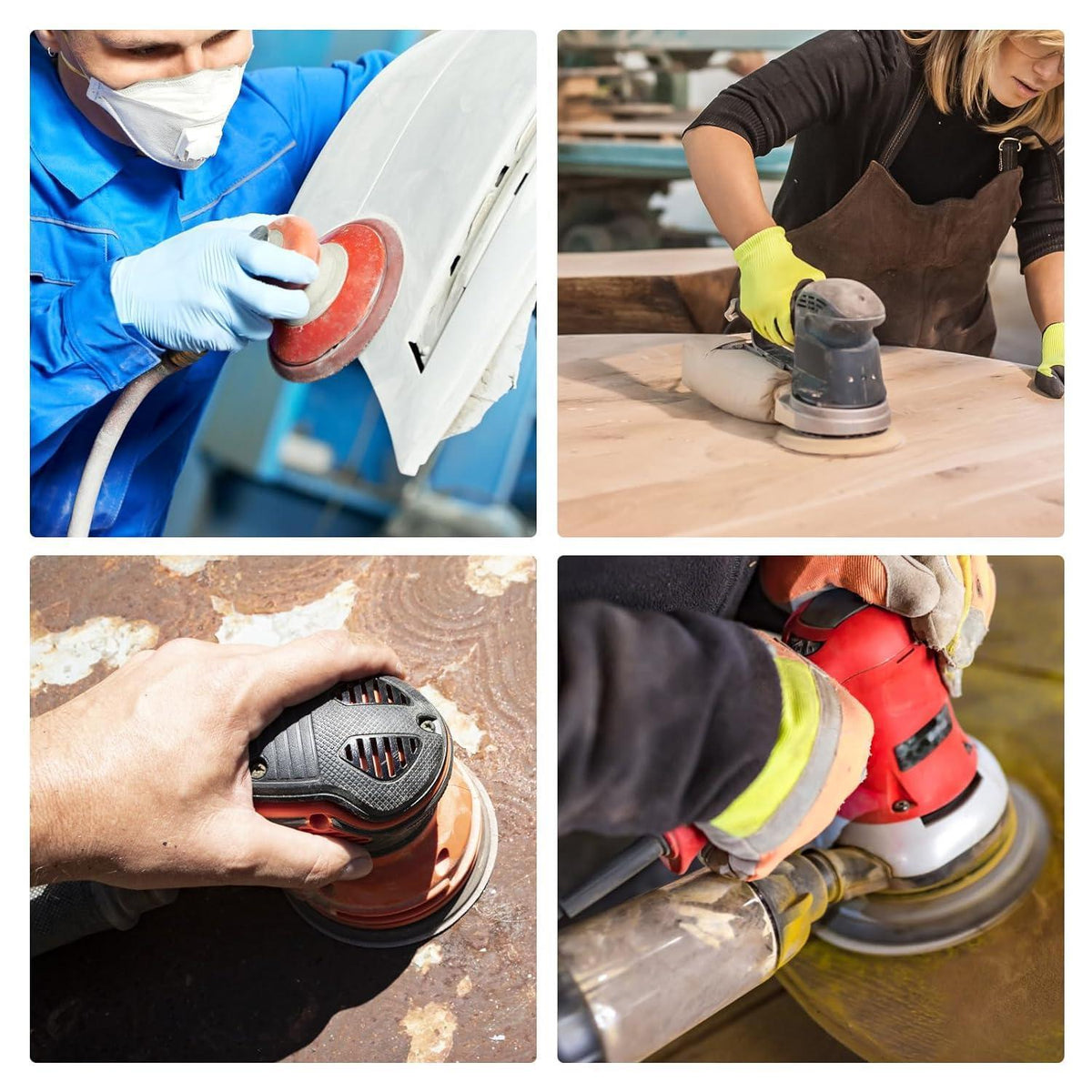 Schleifscheiben 150mm Klett 150er Körnung 60 Stück