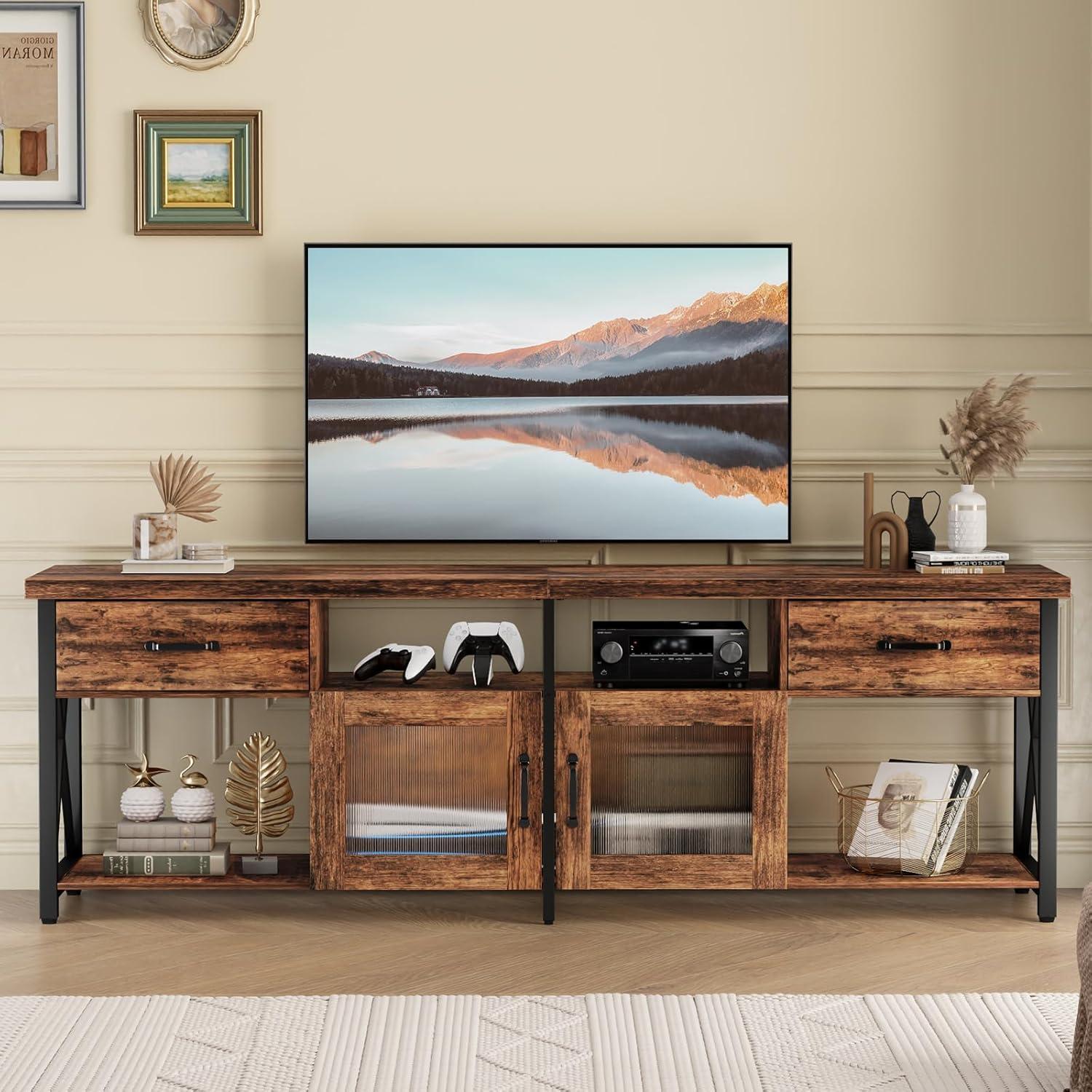 TV Schrank Industrial Style 180cm für 60-70 Zoll Fernseher