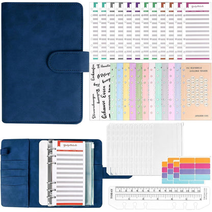 ELAKIRI A6 Budget Planner Sparbuch Deutsch Wasserfest Leder