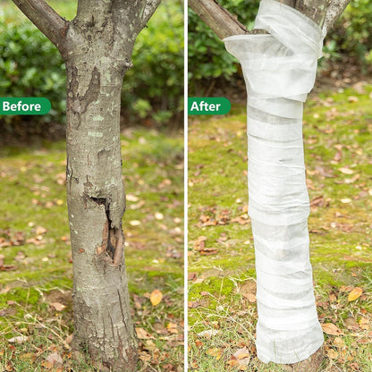 Baum Winterschutz Wickelstreifen, 35Mx8CM, Kälteschutz, Atmungsaktiv