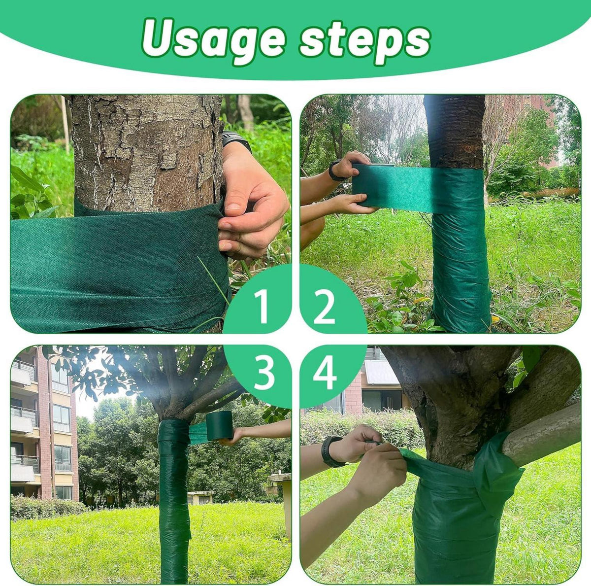 GIONAR 137Mx12CM Baum Winterschutz Wickelstreifen - Frostschutzvlies Pflanzenschutz