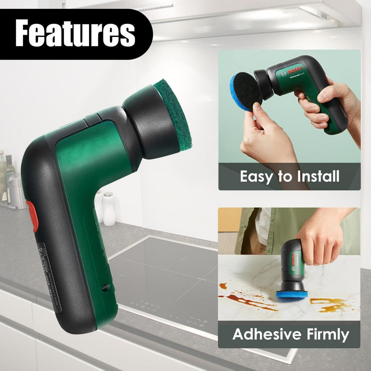 Reinigungsbürsten-Aufsatz-Set 30 Stück für Bosch Universal Brush