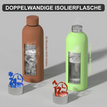 Isolierte Edelstahl Trinkflasche 500ml Thermo Wasserflasche