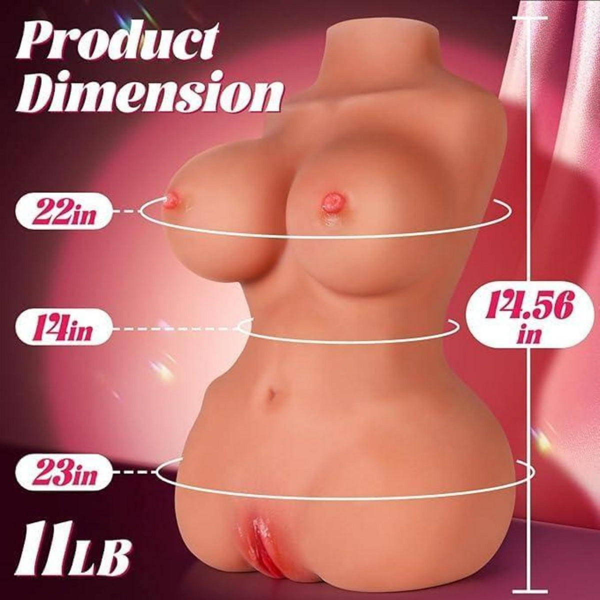 Masturbator Sex Spielzeug für Männer Sexpuppe Realistisch 2 in 1