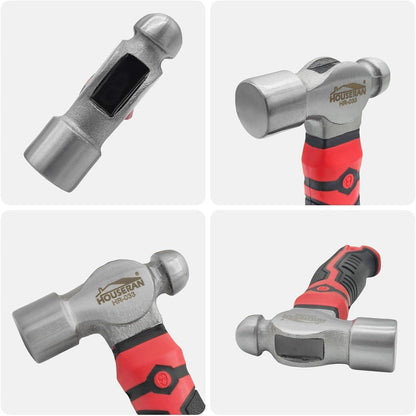 Kugelhammer 376g aus Kohlenstoffstahl mit Gummigriff