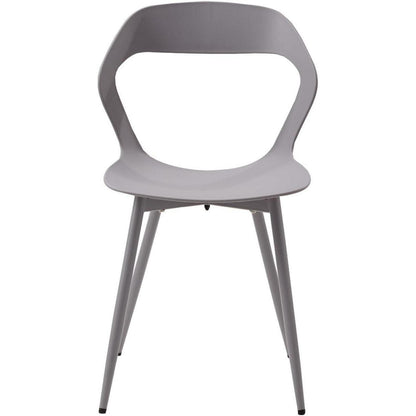Nordischer Esszimmerstuhl 6er Set – Grau & Grau