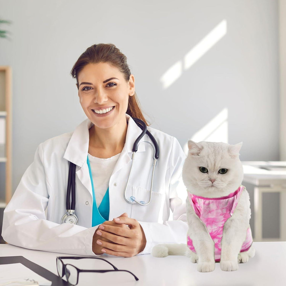 Katzenbody Erholungsanzug Recovery Kastration Leckschutz Suit