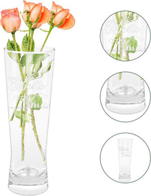 Moderne Transparente Oma Geschenk Vase - Beste Oma festliche