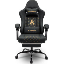 Symino Gaming Stuhl mit Fußstütze 200 kg Belastbarkeit